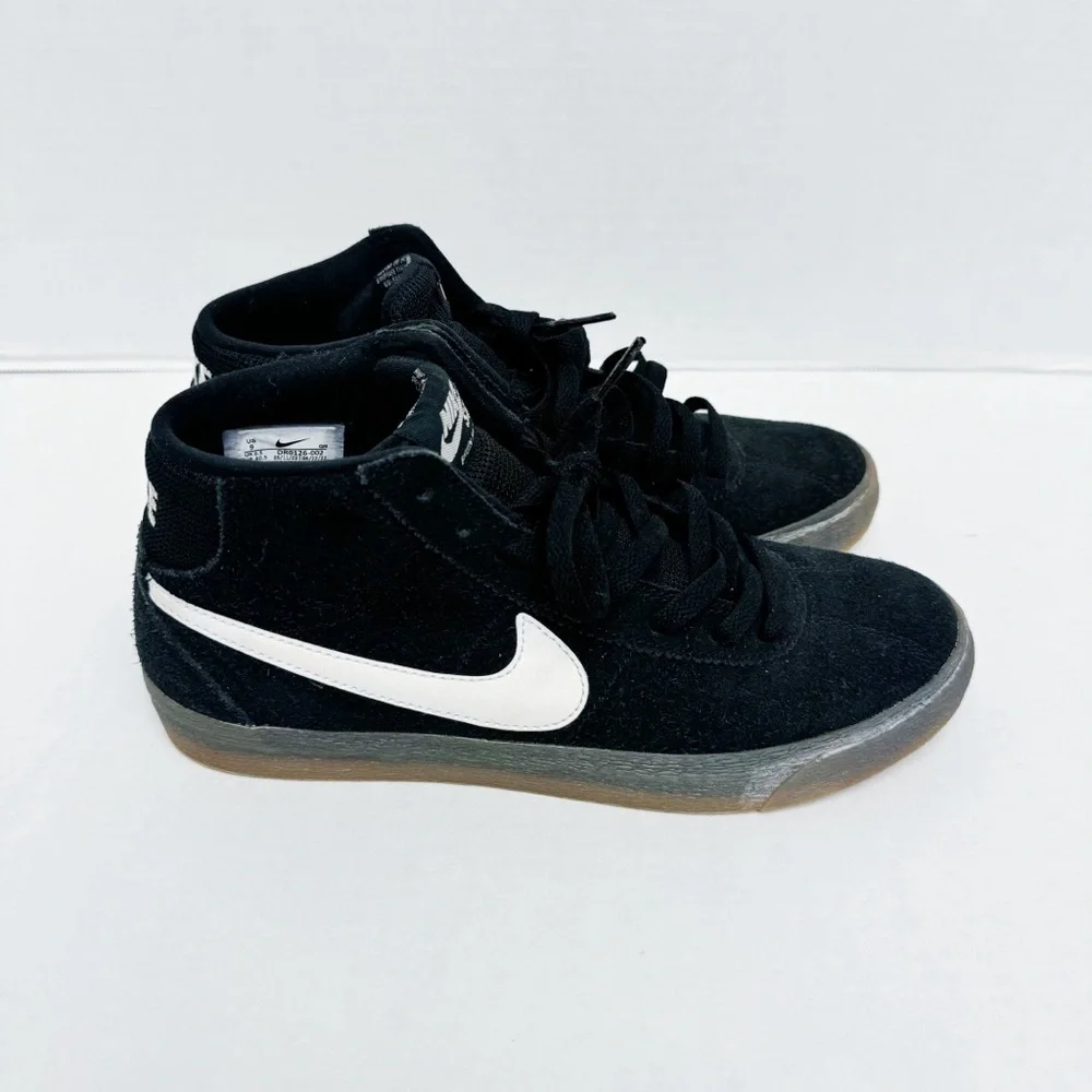 Nike SB - Black Suede Bruin Mid Shoes